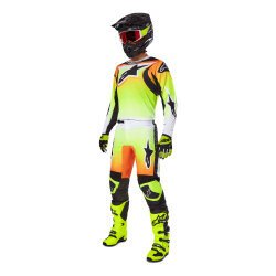 Alpinestars Fluid Wurx Kros Motosiklet Jerseyi Sarı / Siyah - 4