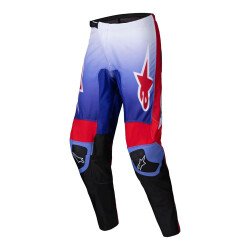 Alpinestars Fluid Wurx Kros Motosiklet Pantolonu Mavi / Kırmızı - Alpinestars