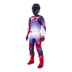 Alpinestars Fluid Wurx Kros Motosiklet Pantolonu Mavi / Kırmızı - 5