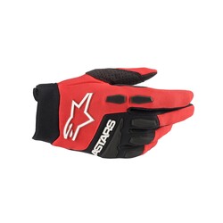 Alpinestars Full Bore Korumalı Kros Motosiklet Eldiveni Kırmızı / Siyah - Alpinestars