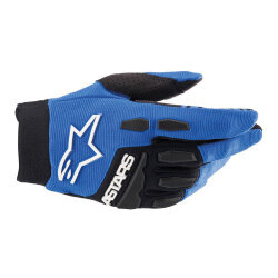 Alpinestars Full Bore Korumalı Kros Motosiklet Eldiveni Mavi / Siyah 