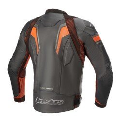 GARAJJ Alpinestars GP Plus R V3 Rideknit Deri Korumalı Motosiklet Montu Siyah / Beyaz / Kırmızı - 2