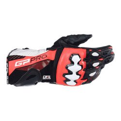 Alpinestars GP Pro R4 Korumalı Motosiklet Eldiveni Siyah / Kırmızı / Beyaz - 1