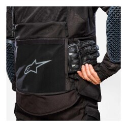 Alpinestars Halo Drystar Korumalı Motosiklet Montu Siyah / Siyah - 7
