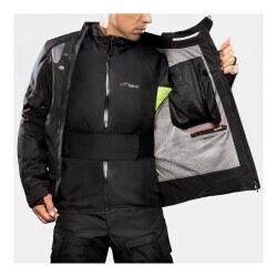 Alpinestars Halo Drystar Korumalı Motosiklet Montu Siyah / Siyah - 8