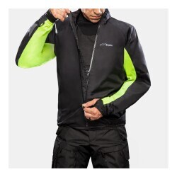 Alpinestars Halo Drystar Korumalı Motosiklet Montu Siyah / Siyah - 9