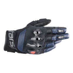 Alpinestars Halo LT Korumalı Motosiklet Eldiveni Mavi / Siyah - 1