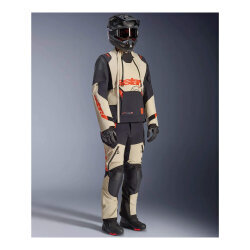 Alpinestars Halo Pro DS Korumalı Motosiklet Montu Krem / Siyah - 4