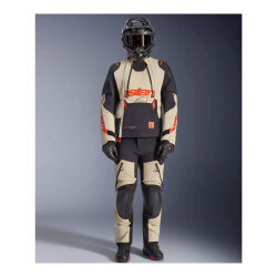 Alpinestars Halo Pro DS Korumalı Motosiklet Montu Krem / Siyah - 3