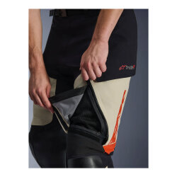 Alpinestars Halo Pro DS Laminated Korumalı Motosiklet Pantolonu Krem / Siyah - 4