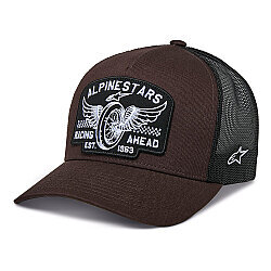 Alpinestars Heritage Patch Trucker Şapka Kahverengi / Siyah 