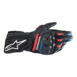 Alpinestars Honda SP-8 V3 Korumalı Motosiklet Eldiveni Siyah / Kırmızı / Beyaz / Mavi - Alpinestars
