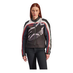 Alpinestars Idles Korumalı Kadın Motosiklet Montu Siyah / Beyaz / Kırmızı - Alpinestars