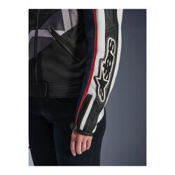 Alpinestars Idles Korumalı Kadın Motosiklet Montu Siyah / Beyaz / Kırmızı - 5