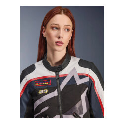 Alpinestars Idles Korumalı Kadın Motosiklet Montu Siyah / Beyaz / Kırmızı - 4