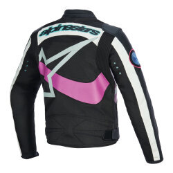 Alpinestars Idles Korumalı Kadın Motosiklet Montu Siyah / Beyaz / Mor - Alpinestars (1)