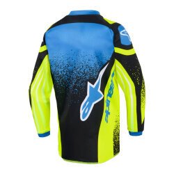 Alpinestars Kid Racer Nomur Çocuk Off-Road Motosiklet Jerseyi Sarı / Mavi - 2
