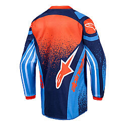 Alpinestars Kid Racer Nomur Çocuk Off-Road Motosiklet Jerseyi Sarı / Mavi - 2