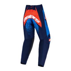 Alpinestars Kids Racer Nomur Çocuk Kros Motosiklet Pantolonu Mavi / Kırmızı - 2