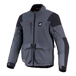 Alpinestars Maxdura DS XF Korumalı Motosiklet Montu Koyu Gri / Siyah - Alpinestars