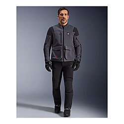 Alpinestars Maxdura DS XF Korumalı Motosiklet Montu Koyu Gri / Siyah - 3