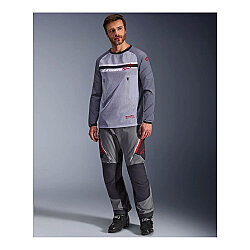 Alpinestars Maxdura Dual Off-Road Motosiklet Jerseyi Gri / Kırmızı / Siyah - 3