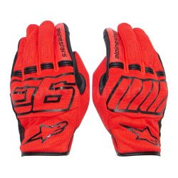 GARAJJ Alpinestars MM93 Losail V2 Korumalı Motosiklet Eldiveni Kırmızı / Siyah - 4