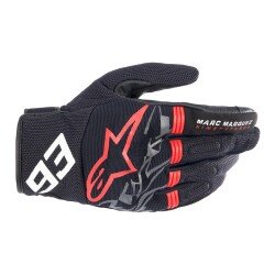 GARAJJ Alpinestars MM93 Losail V2 Korumalı Motosiklet Eldiveni Siyah / Kırmızı / Beyaz - 1