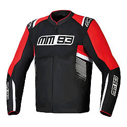 Alpinestars MM93 T-SPS Air V2 Korumalı Motosiklet Montu Siyah / Kırmızı / Beyaz - Alpinestars