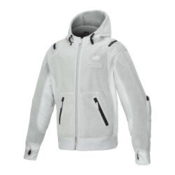 Alpinestars Moflow Air Tech Hoodie Korumalı Motosiklet Montu Gri - Alpinestars