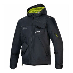 GARAJJ Alpinestars Mogress Air Korumalı Motosiklet Montu Siyah / Beyaz / Sarı - Alpinestars