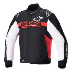 Alpinestars Monza Sport Korumalı Motosiklet Montu Siyah / Beyaz / Kırmızı - 1