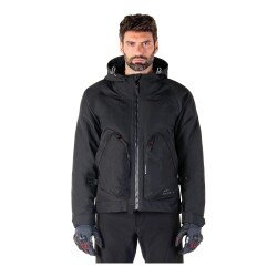 GARAJJ Alpinestars Morush WP Korumalı Motosiklet Montu Siyah - 3