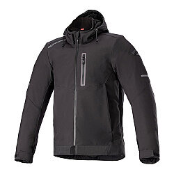 Alpinestars Neo WP Kapüşonlu Korumalı Motosiklet Montu Siyah - 1