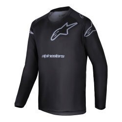 Alpinestars Racer Graphite Off-Road Genç Motosiklet Jerseyi Siyah / Gri - 1