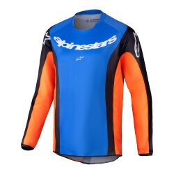 Alpinestars Racer Melt Off-Road Genç Motosiklet Jerseyi Oranj / Mavi / Beyaz - 1