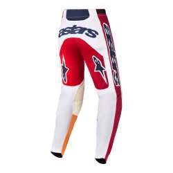Alpinestars Racer Portl Off-Road Motosiklet Pantolonu Kırmızı / Beyaz / Siyah - 2