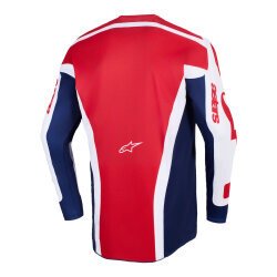 Alpinestars Racer Riway Off-Road Motosiklet Jerseyi Beyaz / Kırmızı / Siyah - 2