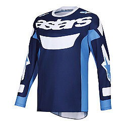 Alpinestars Racer Riway Off-Road Motosiklet Jerseyi Mavi / Beyaz - Alpinestars