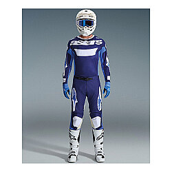 Alpinestars Racer Riway Off-Road Motosiklet Jerseyi Mavi / Beyaz - 3