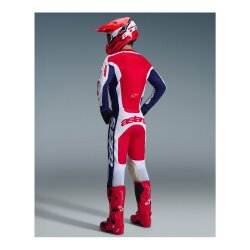 Alpinestars Racer Riway Off-Road Motosiklet Pantolonu Kırmızı / Beyaz - 8