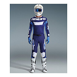 Alpinestars Racer Riway Off-Road Motosiklet Pantolonu Mavi / Beyaz - 3