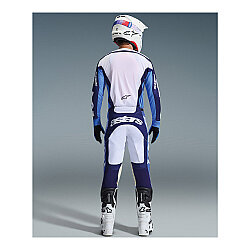Alpinestars Racer Riway Off-Road Motosiklet Pantolonu Mavi / Beyaz - 4