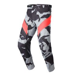 Alpinestars Racer Tactical Kros Motosiklet Pantolonu Gri / Kırmızı - 1