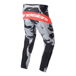 Alpinestars Racer Tactical Kros Motosiklet Pantolonu Gri / Kırmızı - 2