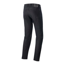 GARAJJ Alpinestars Radon Relaxed Fit Korumalı Denim Motosiklet Pantolonu Mavi / Siyah - 2