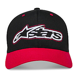 Alpinestars Retro Snapback Şapka Siyah / Kırmızı - Alpinestars (1)