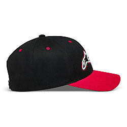 Alpinestars Retro Snapback Şapka Siyah / Kırmızı - 3