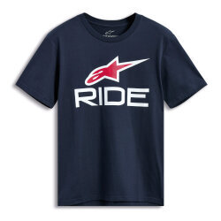 Alpinestars RIDE 4 CSF Tişört Mavi / Beyaz / Kırmızı 