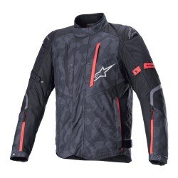 Alpinestars RX-5 Drystar Korumalı Motosiklet Montu Siyah / Kamuflaj / Kırmızı 